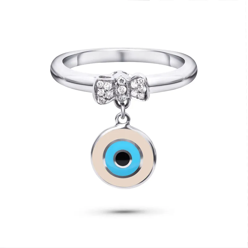 Bow Drop Eye Ring sold by Aaron Basha