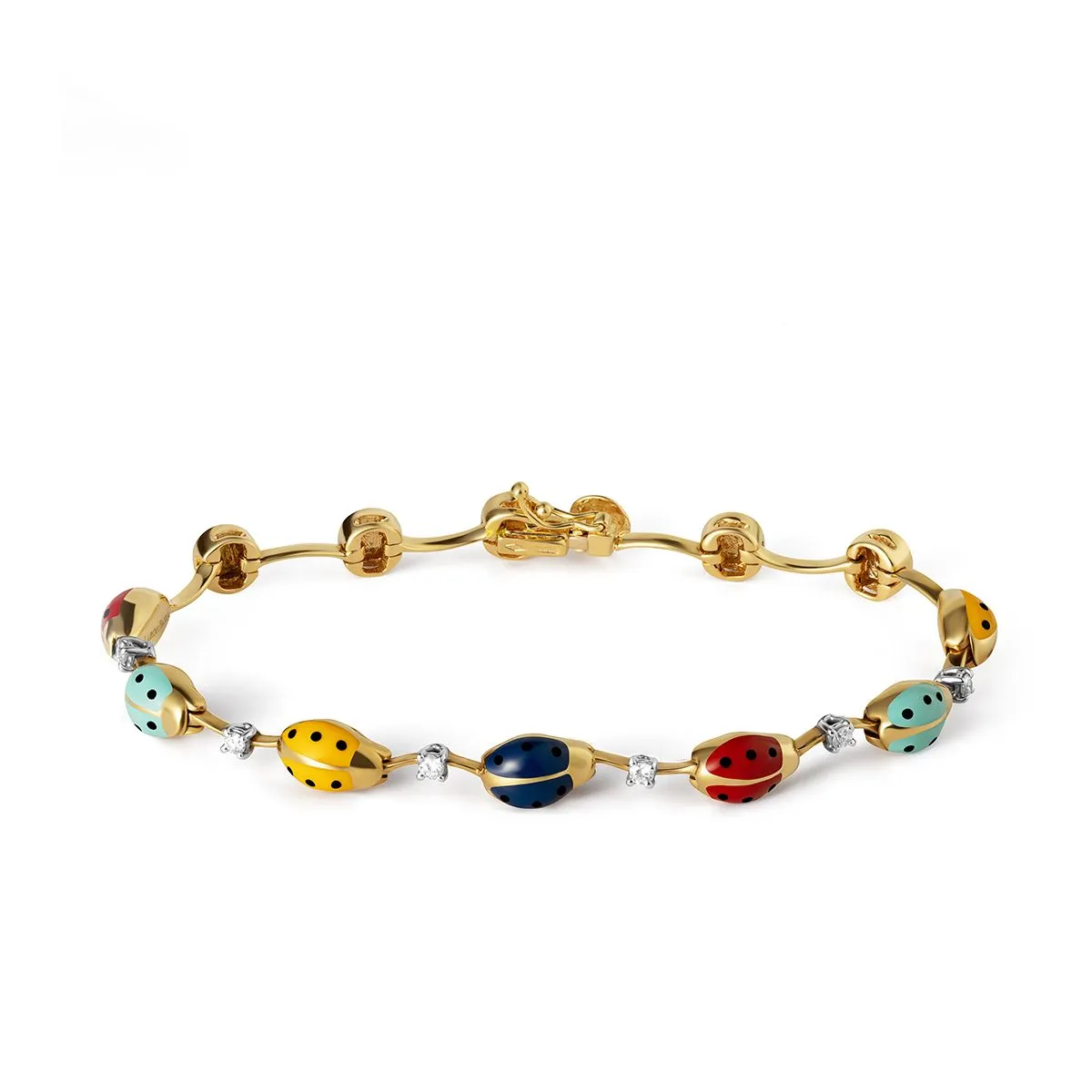 Ladybug Diamond Dot Bracelet sold by Aaron Basha