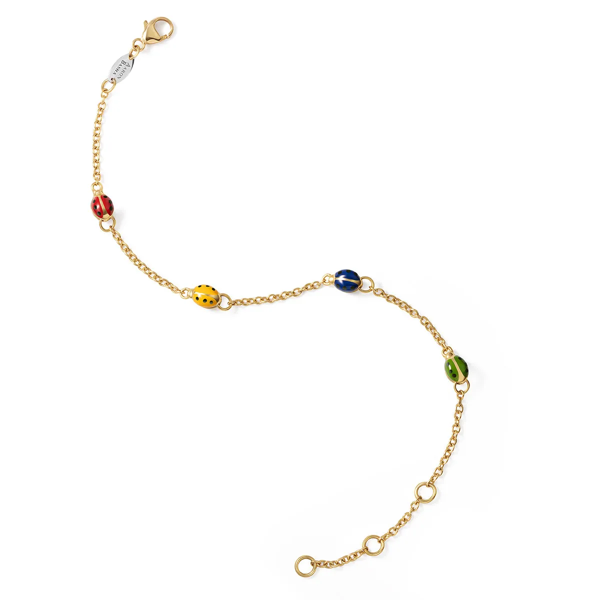 Multi Ladybug Bracelet sold by Aaron Basha