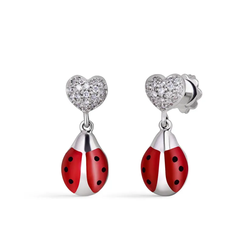 Ladybug Diamond Heart sold by Aaron Basha