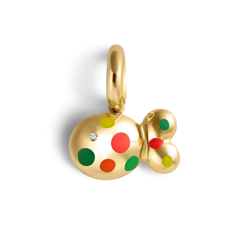 Fish Charm with Bubbles sold by Aaron Basha