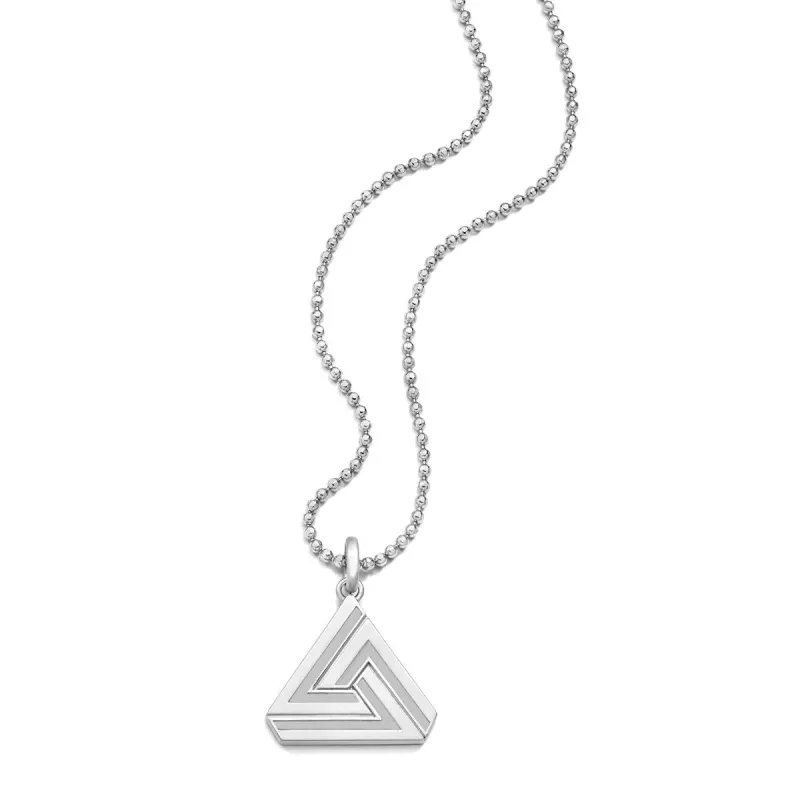 Small Silver Abracadabra Triangle Simple Series 1 sold by Aaron Basha