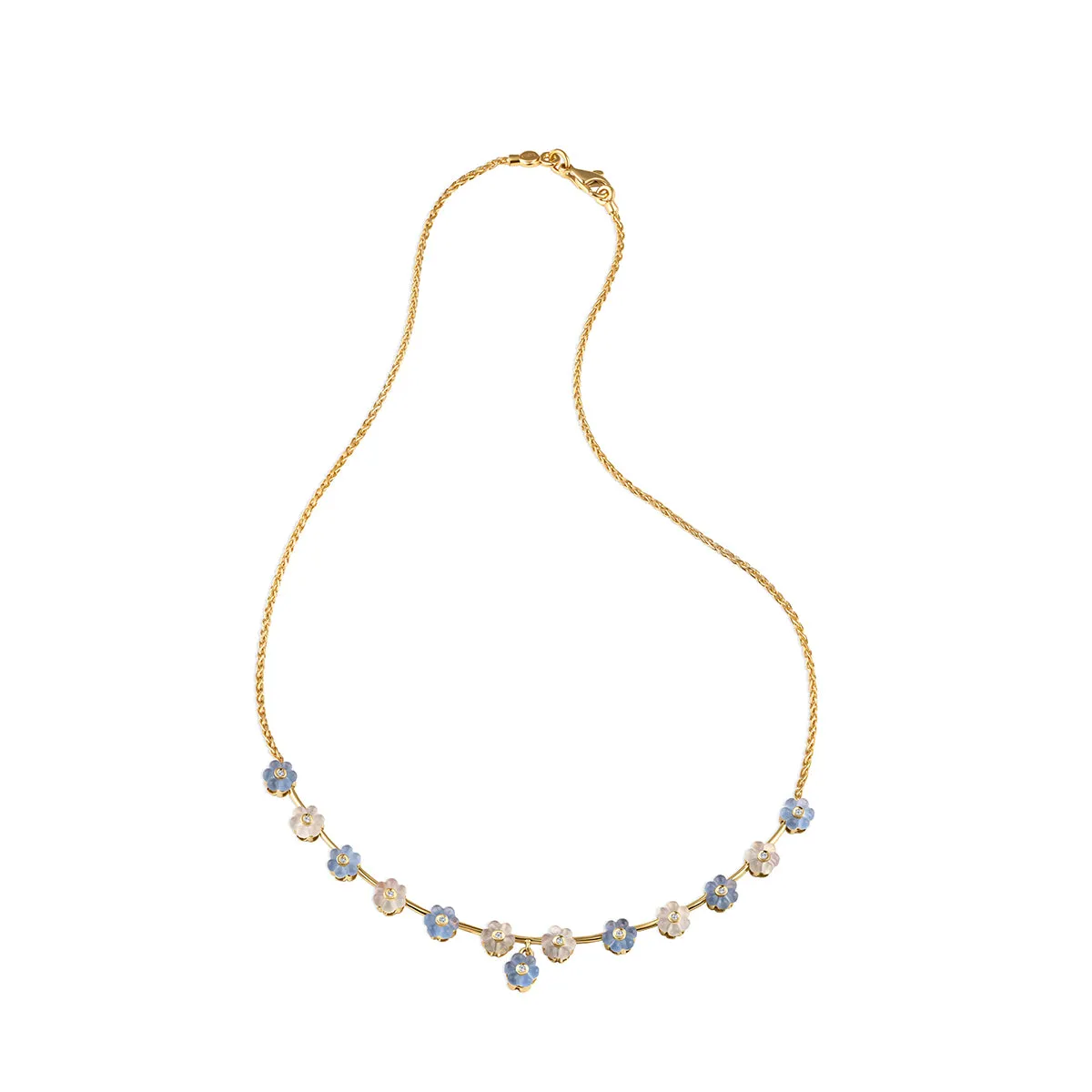 Crystal Flower Necklace sold by Aaron Basha