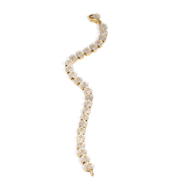 Crystal Flower Bracelet sold by Aaron Basha