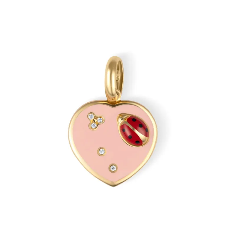 Flat Ladybug Heart sold by Aaron Basha