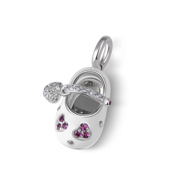 Sapphire & Diamond Heart Shoe sold by Aaron Basha