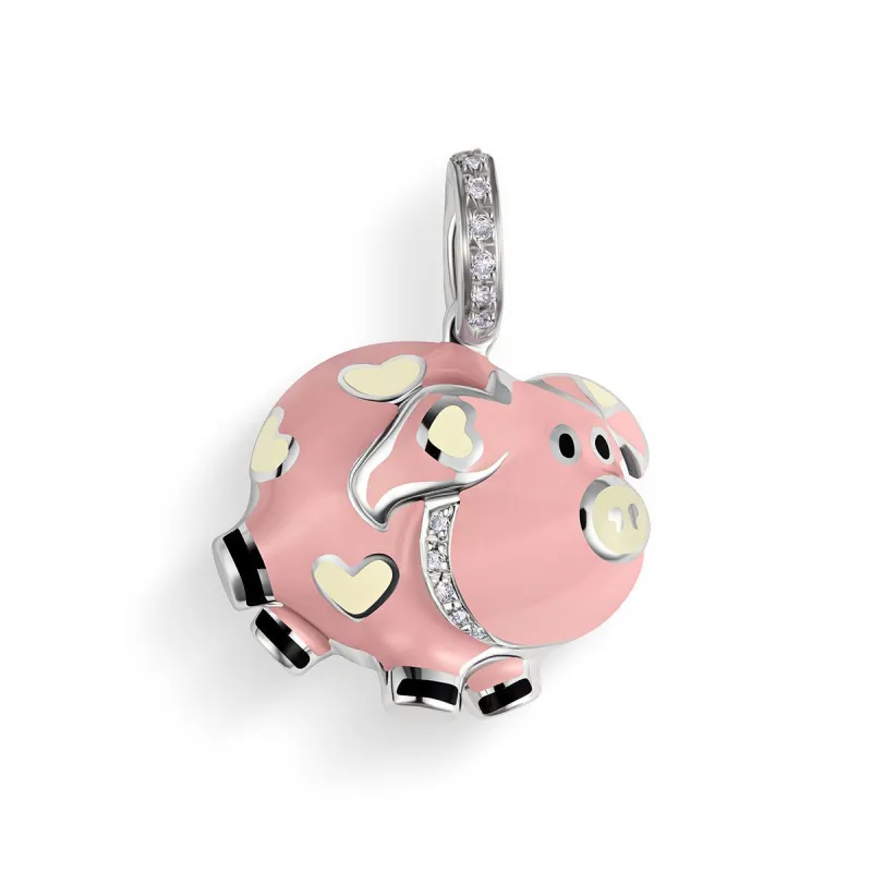 Pig with Diamond Collar sold by Aaron Basha