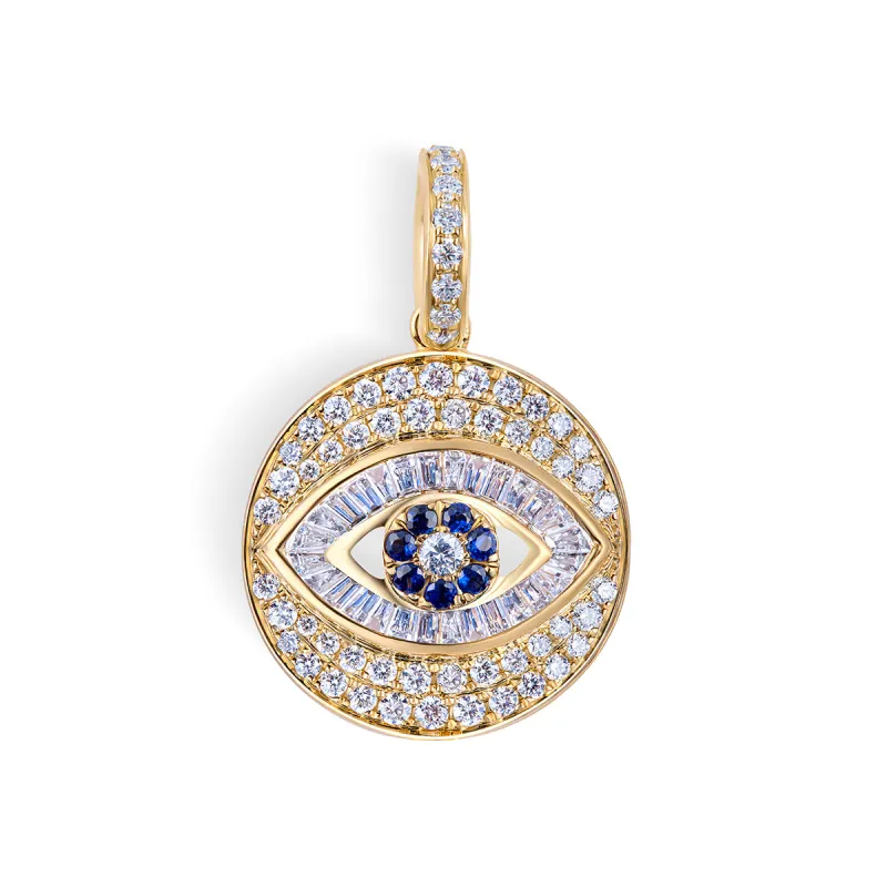 Sunburst Evil Eye Charm sold by Aaron Basha