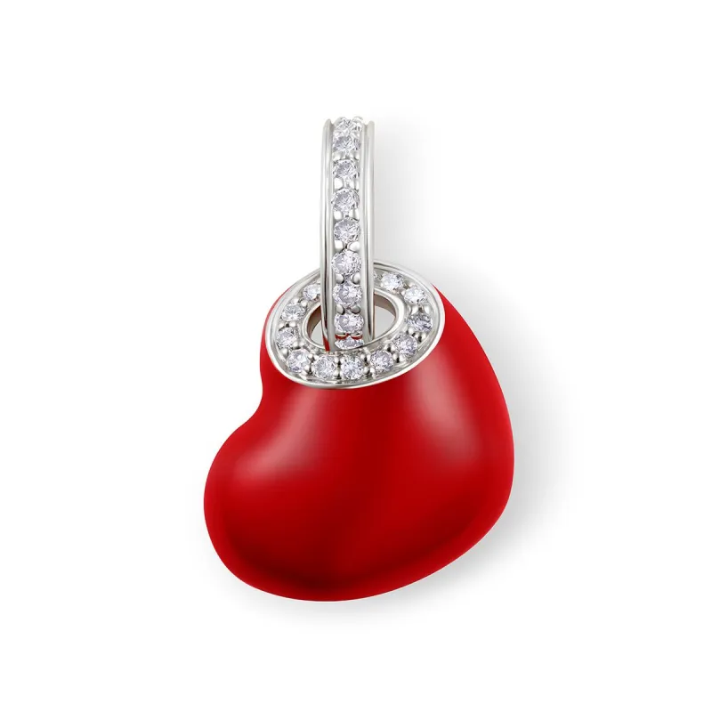 Floating Heart with Diamond sold by Aaron Basha