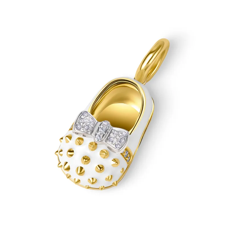 Ballet Gold Stud Shoe sold by Aaron Basha