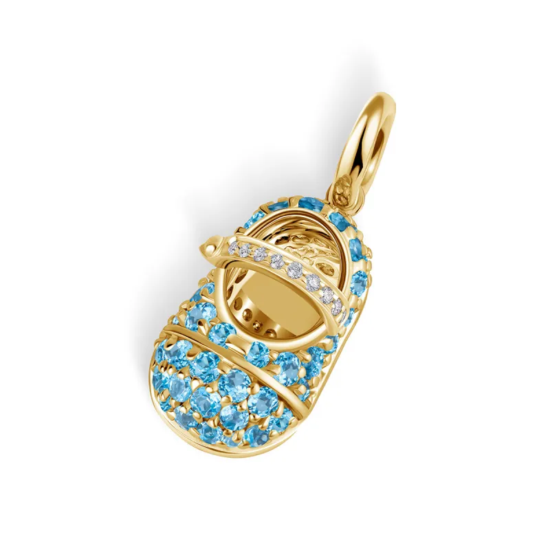 Aquamarine Gemstone Shoe sold by Aaron Basha