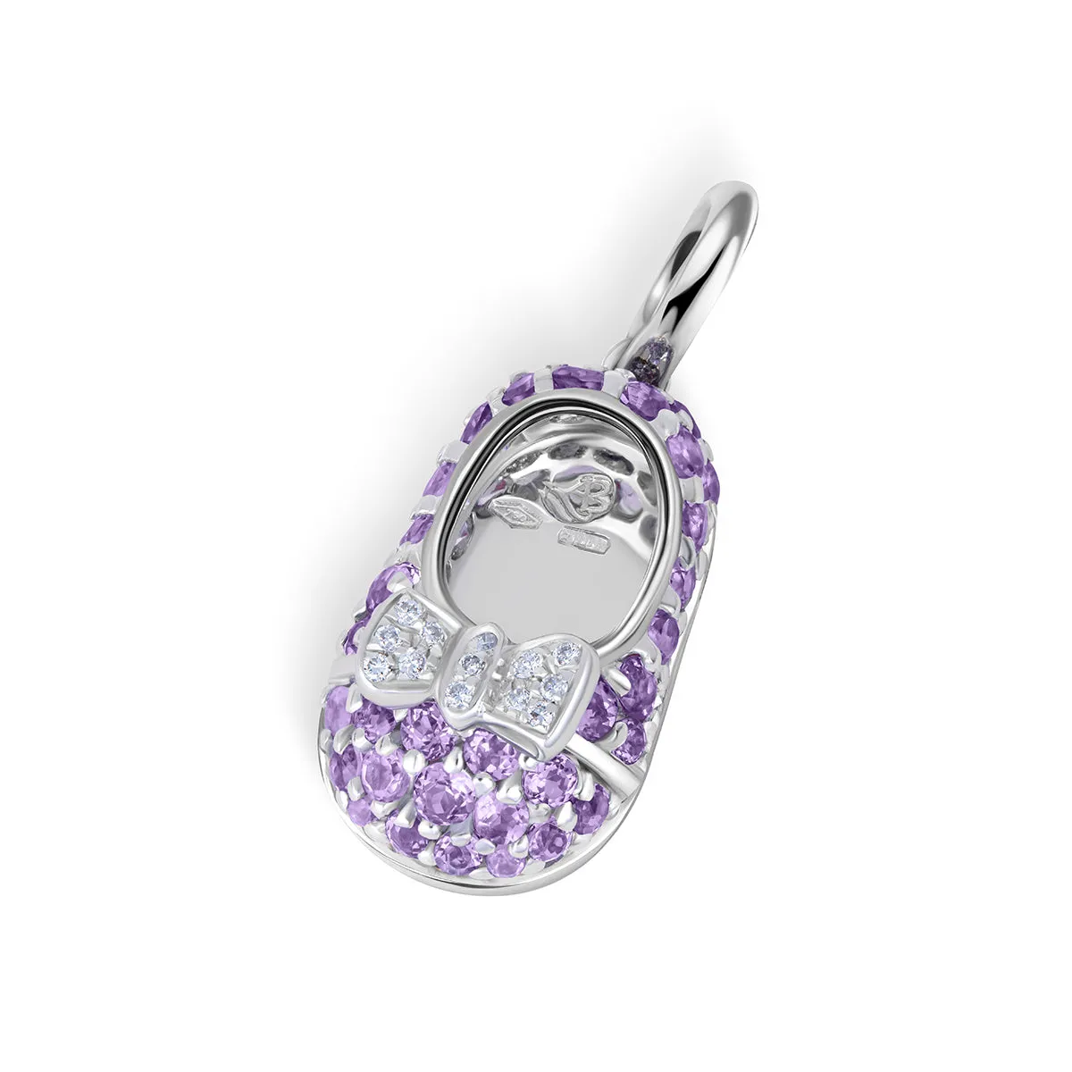 Amethyst Gemstone Shoe sold by Aaron Basha