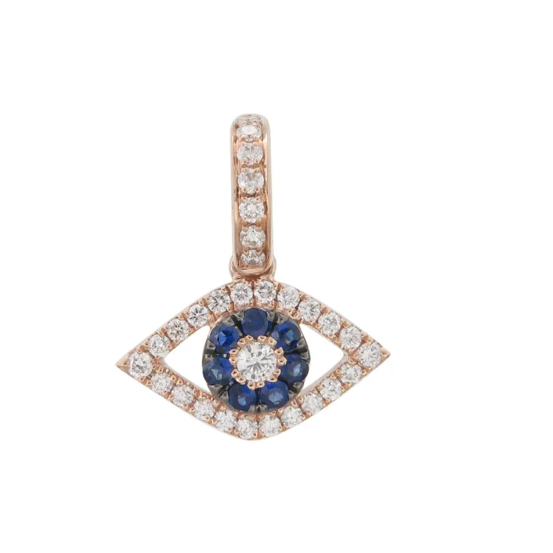 Diamond & Blue Sapphire Eye made by Aaron Basha
