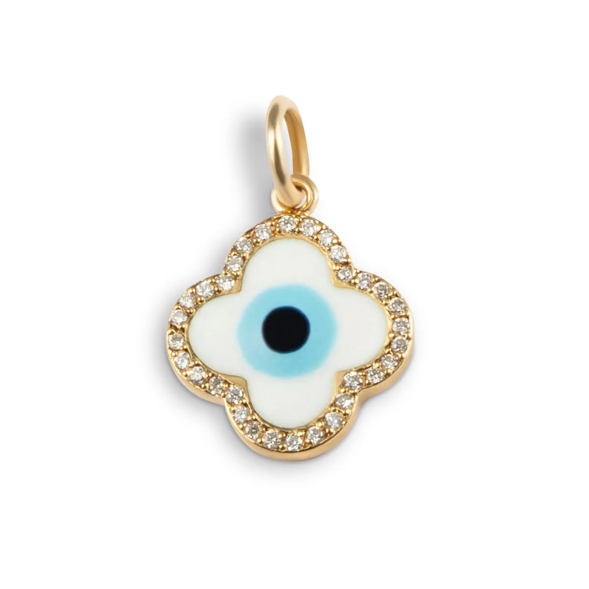 The Natalie Clover Eye Charm sold by Aaron Basha
