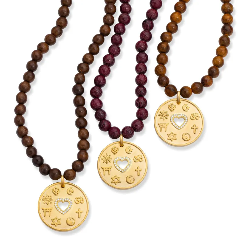 Love Is My Religion on Prayer Beads 24" sold by Aaron Basha