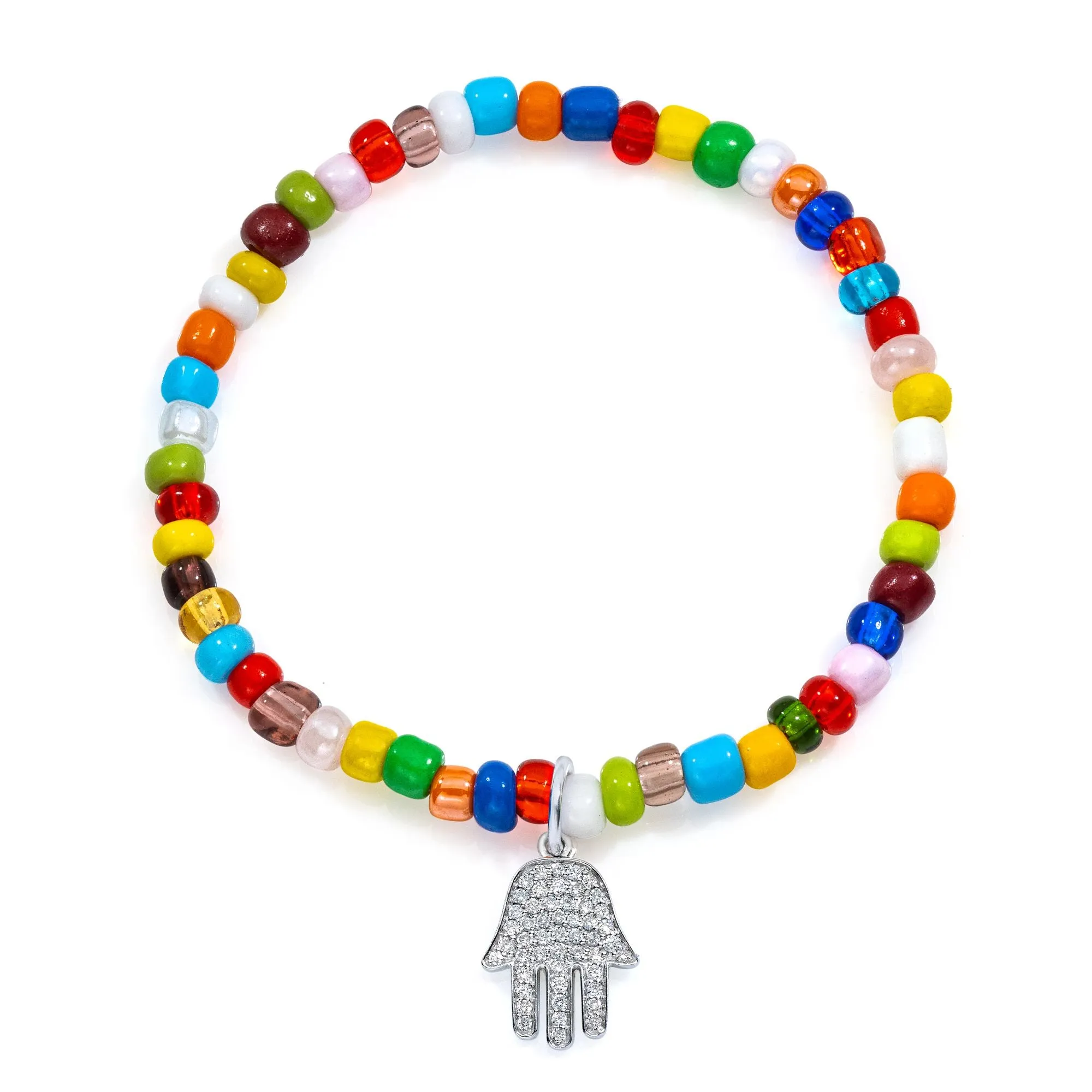White Gold Large Hamsa sold by Aaron Basha