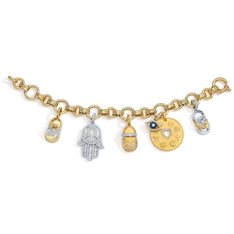 Charm Bracelet with Charms sold by Aaron Basha