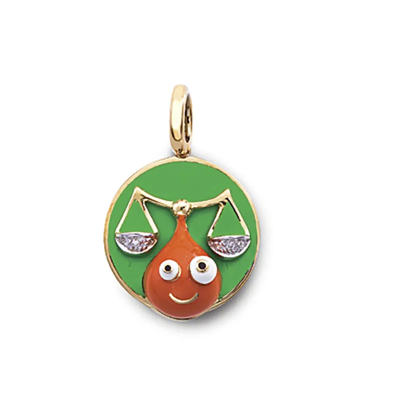 Libra Zodiac Charm (Sept. 23 - Oct. 22) sold by Aaron Basha