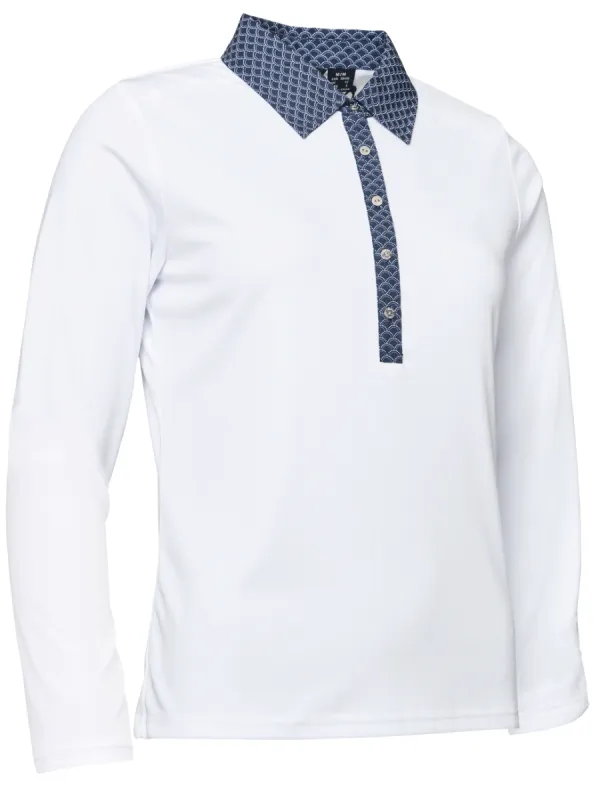 Women Crail Long Sleeve Polo sold by Abacus Sportswear