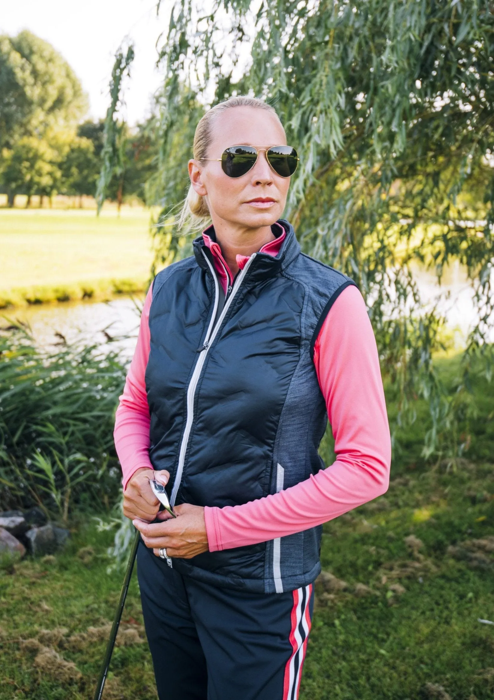 Yale women golf long sleeve UV shirt sold by Abacus Sportswear product image thumbnail 4
