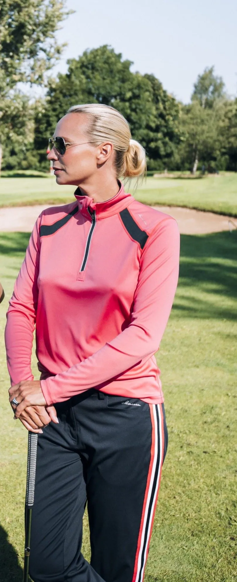 Yale women golf long sleeve UV shirt sold by Abacus Sportswear product image thumbnail 3