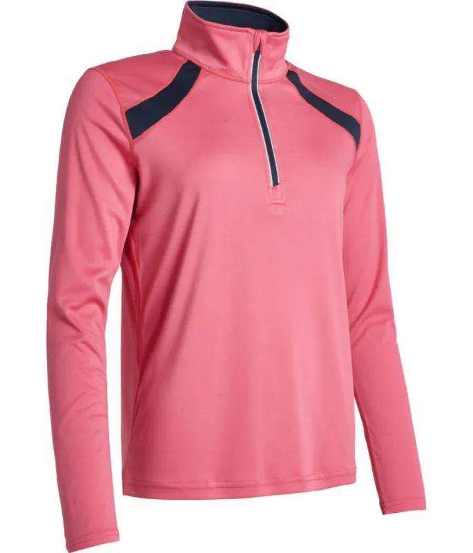 Yale women golf long sleeve UV shirt sold by Abacus Sportswear