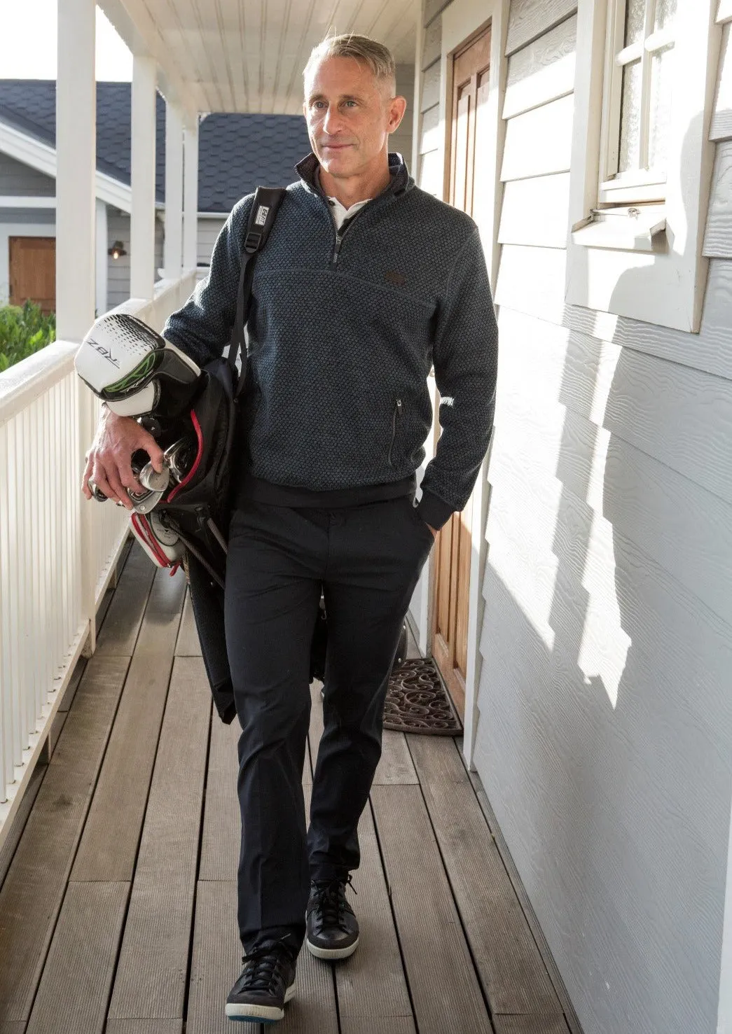 Mens Ganton zip fleece sold by Abacus Sportswear product image thumbnail 2