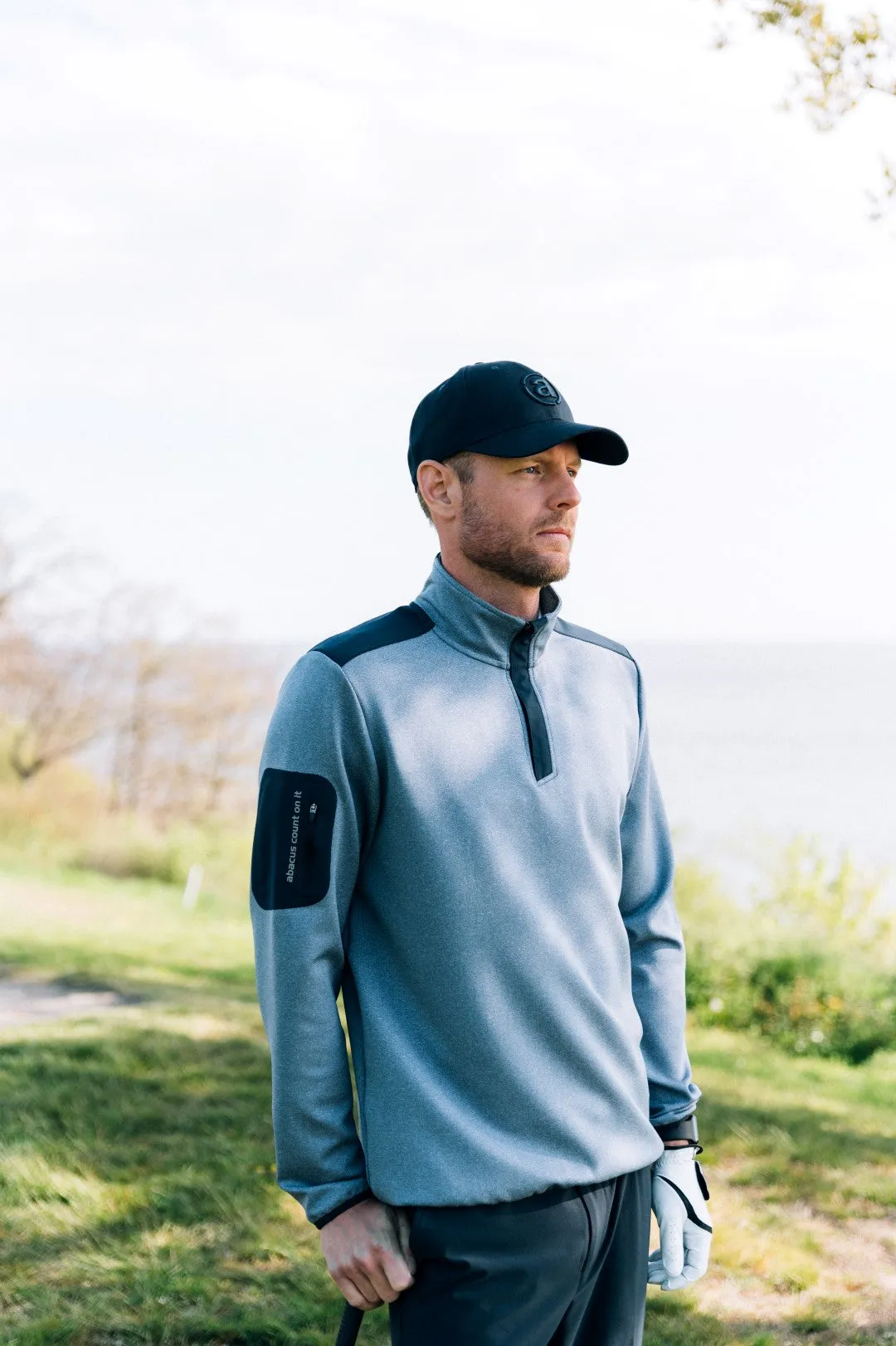 Men Scramble half-zip fleece sold by Abacus Sportswear product image thumbnail 3