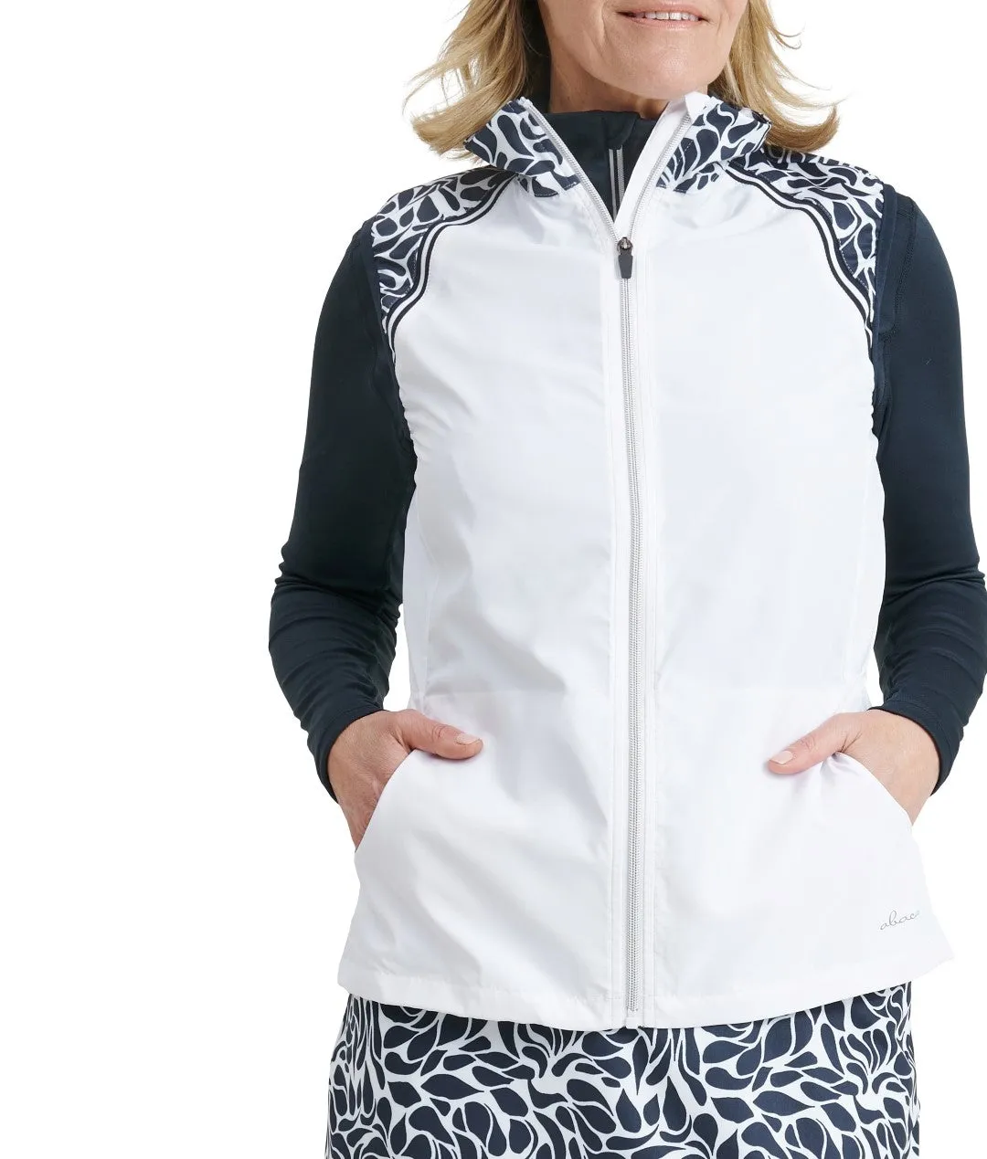 Women hills stretch wind vest (5oz) sold by Abacus Sportswear product image thumbnail 2