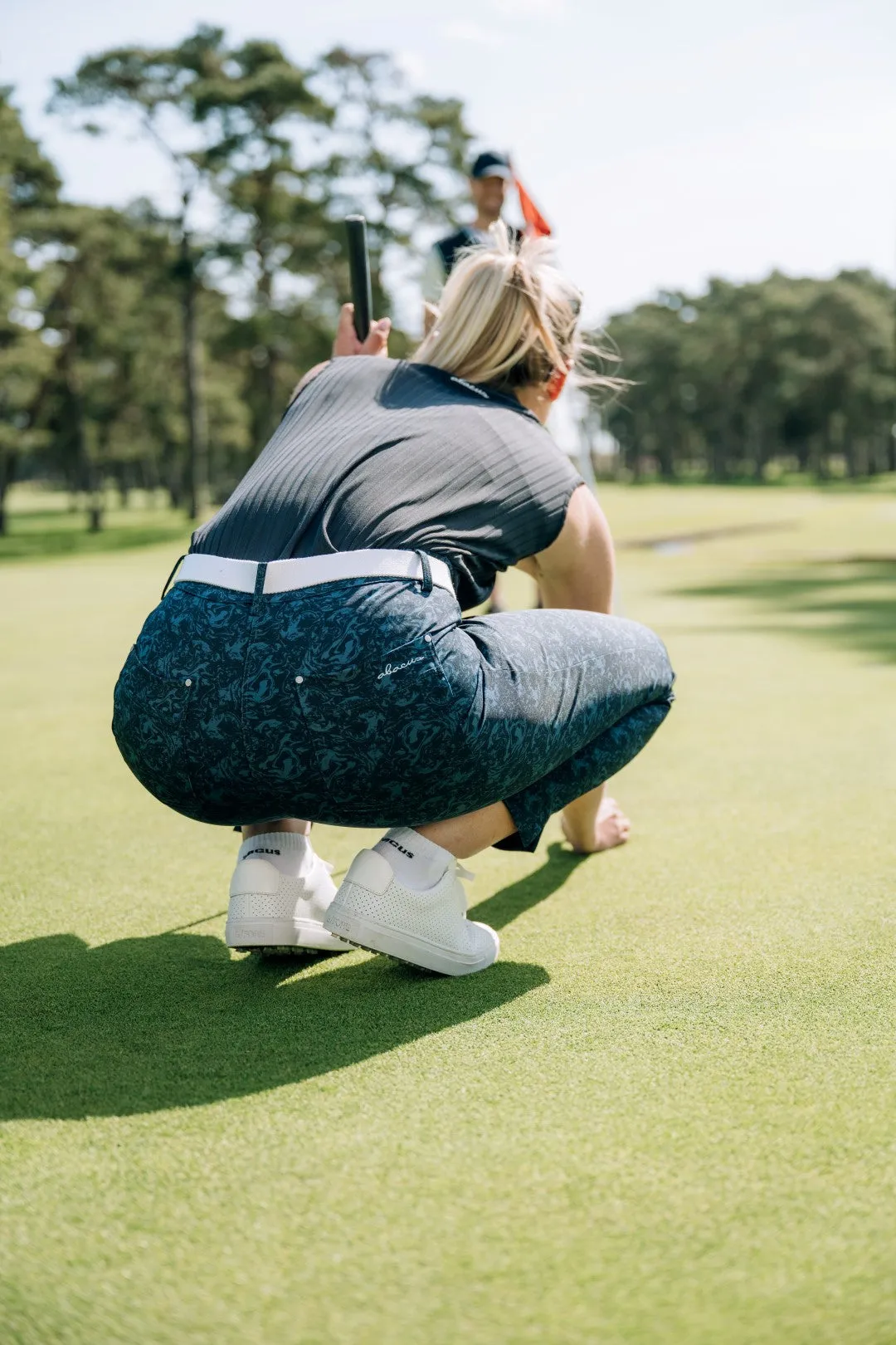 Women Elite Graphic 7/8 trousers (high waist)-4 Ways-Stretch sold by Abacus Sportswear product image thumbnail 2