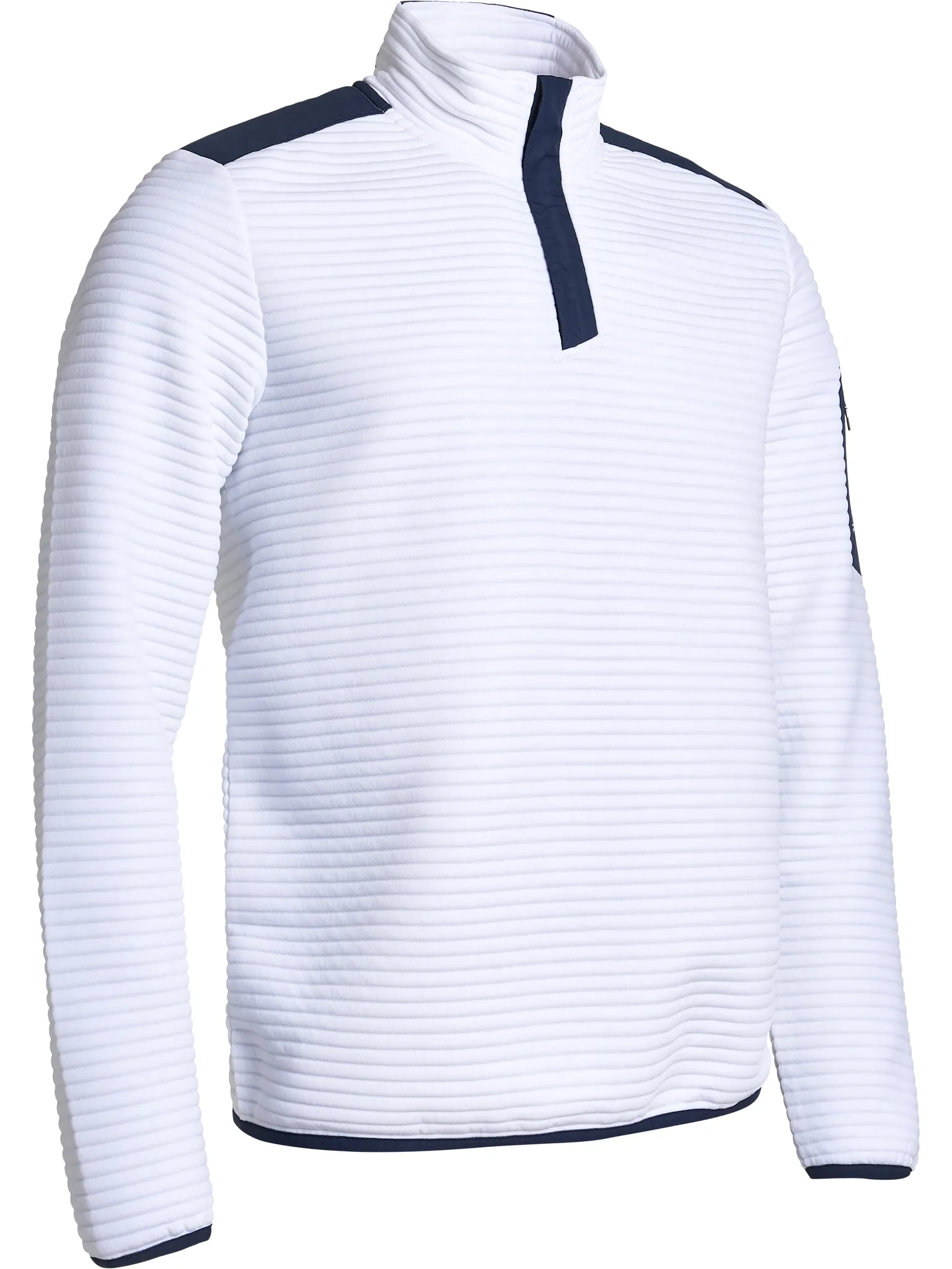 Men Budock 1/2 zip Fleece Sweater sold by Abacus Sportswear