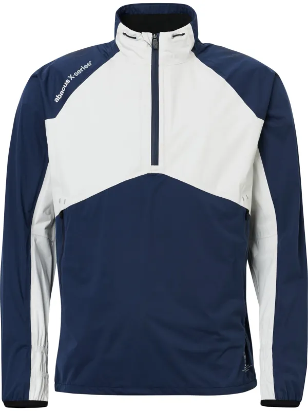 Men Pitch 37.5 technology waterproof half-zip sold by Abacus Sportswear
