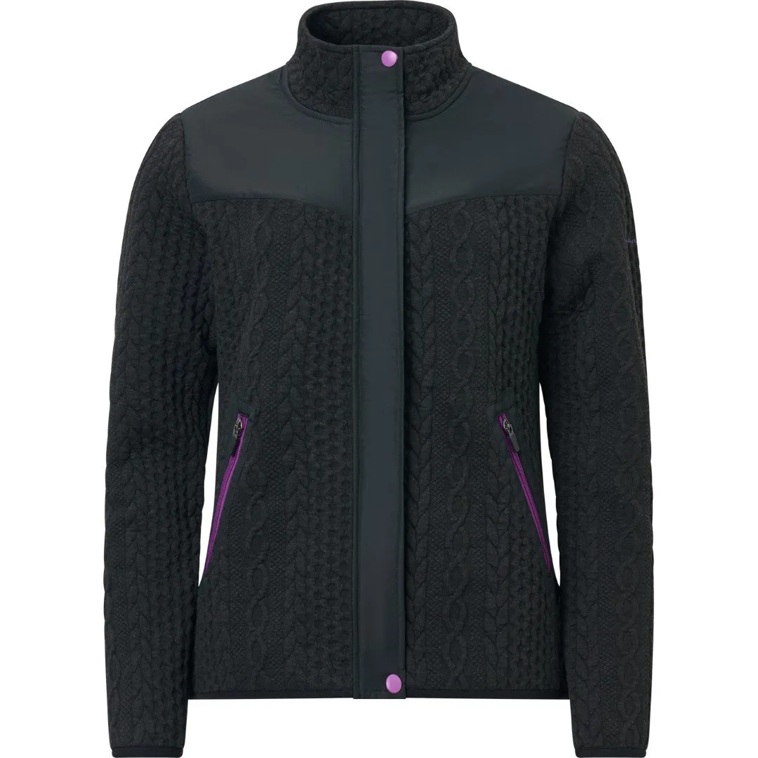 Lds Adare midlayer jacket 600-black XXL sold by Abacus Sportswear