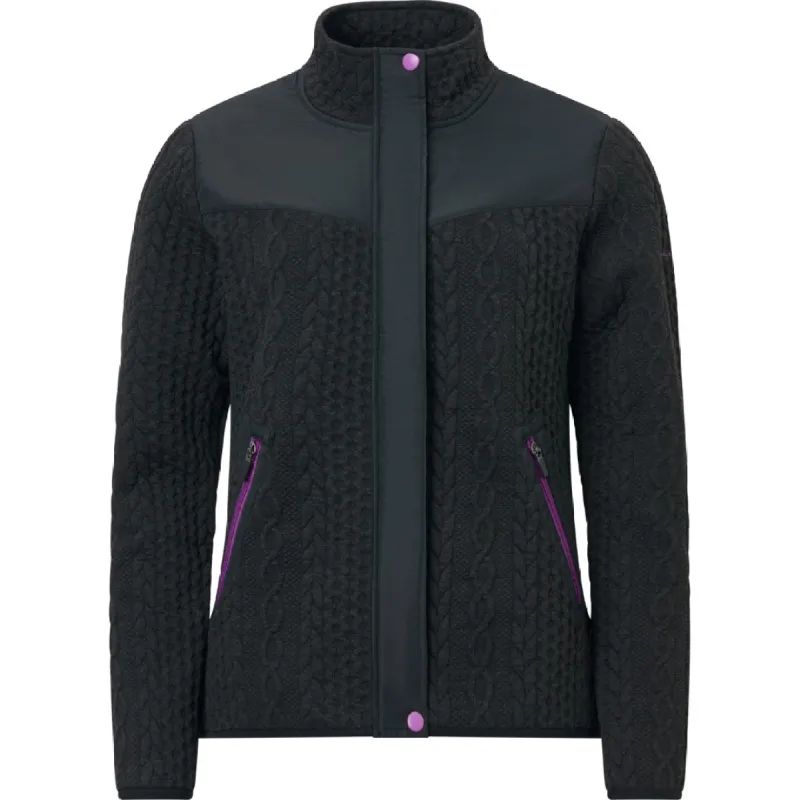 Lds Adare midlayer jacket 600-black M sold by Abacus Sportswear