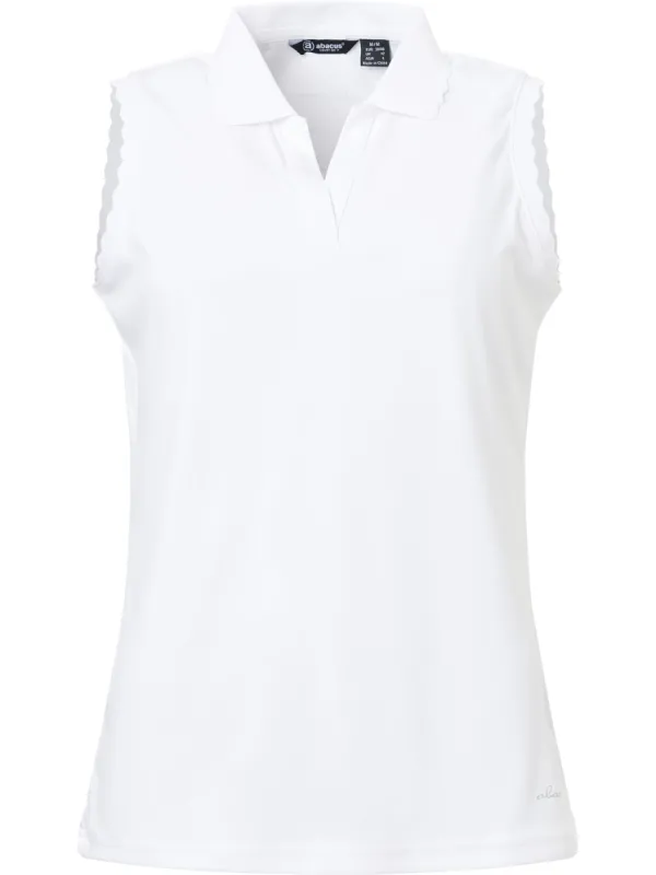 Lds Victoria Drycool Sleeveless Polo sold by Abacus Sportswear