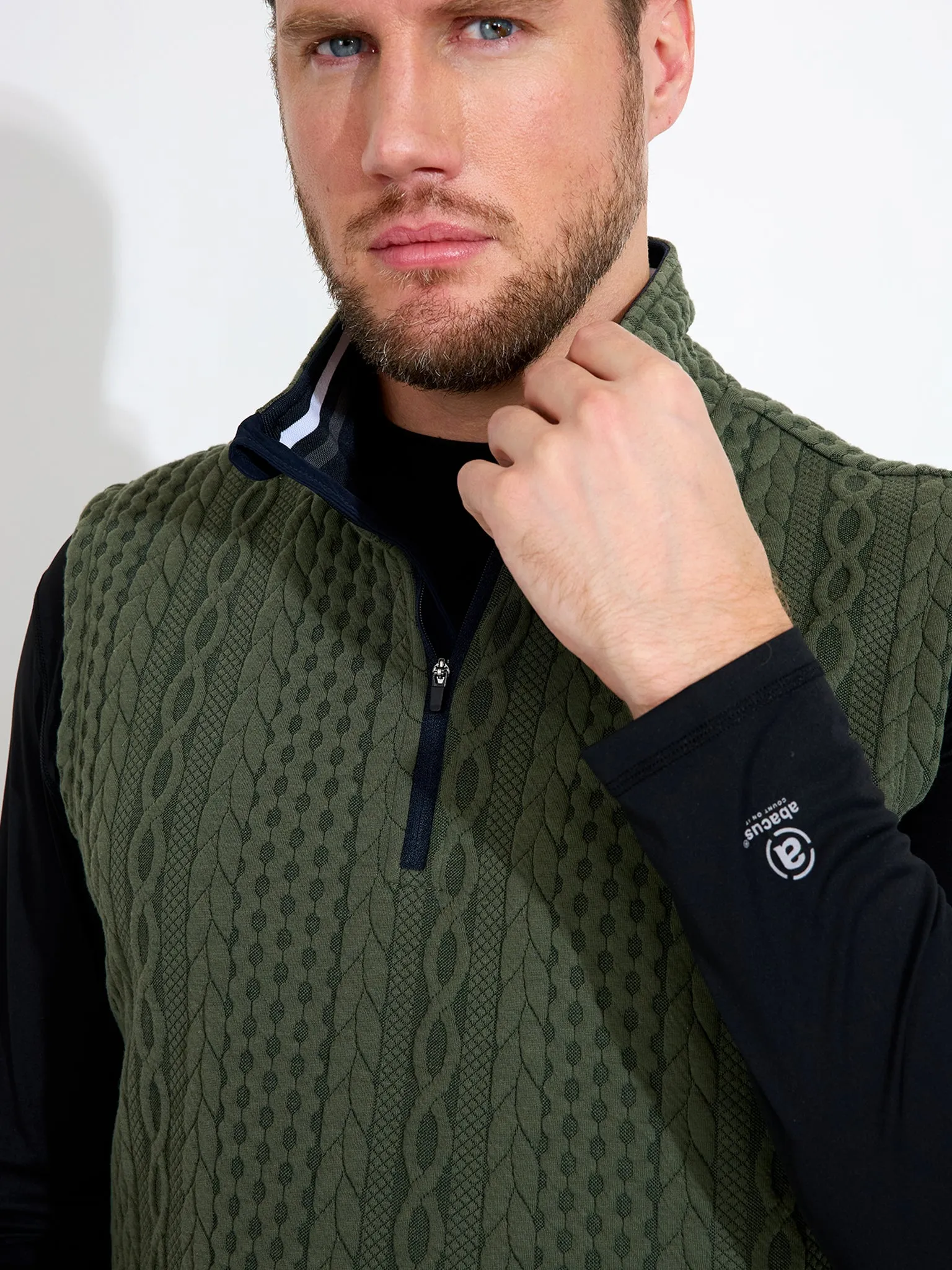 Men's Woburn Halfzip Vest sold by Abacus Sportswear product image thumbnail 2