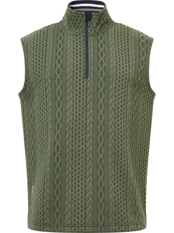 Men's Woburn Halfzip Vest sold by Abacus Sportswear