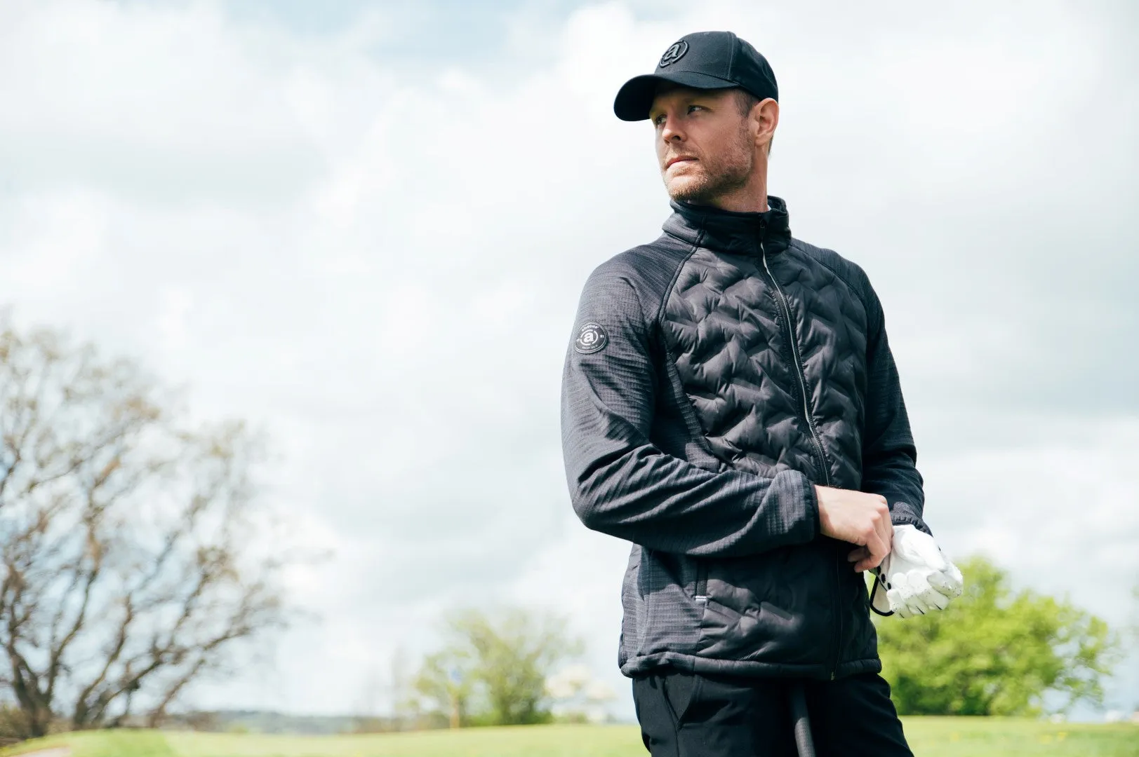 Men Elgin wind and warm hybrid jacket sold by Abacus Sportswear product image thumbnail 2