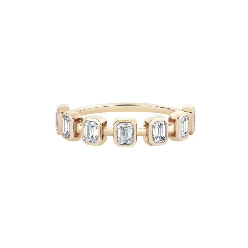Emerald Cut Diamond Stacking Ring sold by Ariel Gordon Jewelry