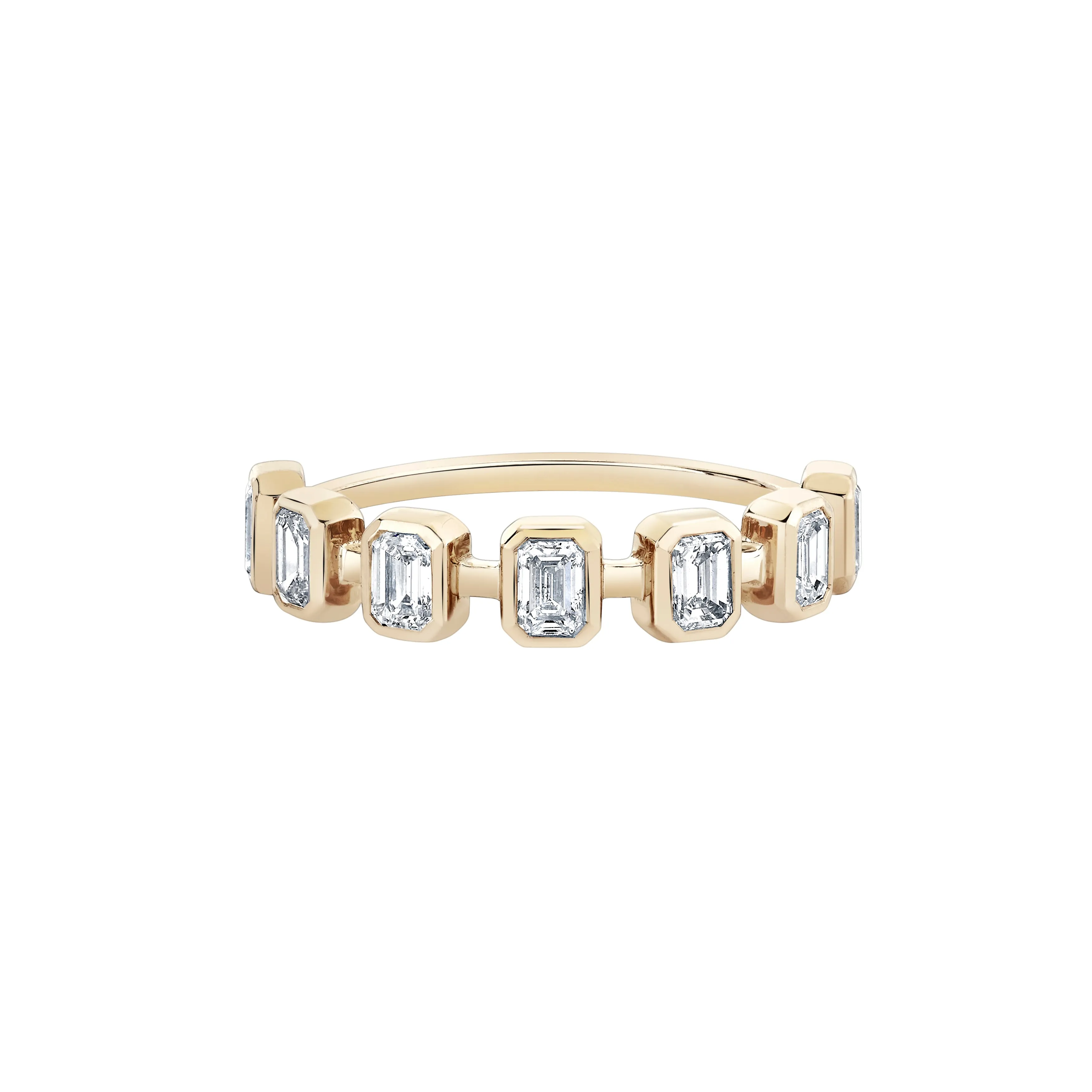 Emerald Cut Diamond Stacking Ring sold by Ariel Gordon Jewelry
