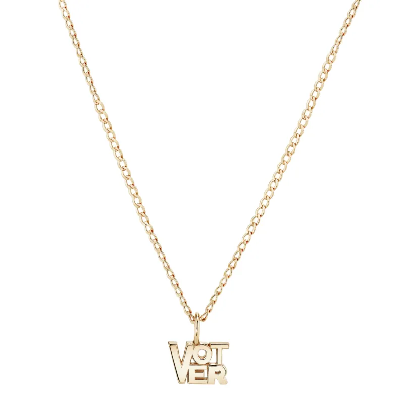 AGJ x I AM A VOTER. CHARM sold by Ariel Gordon Jewelry