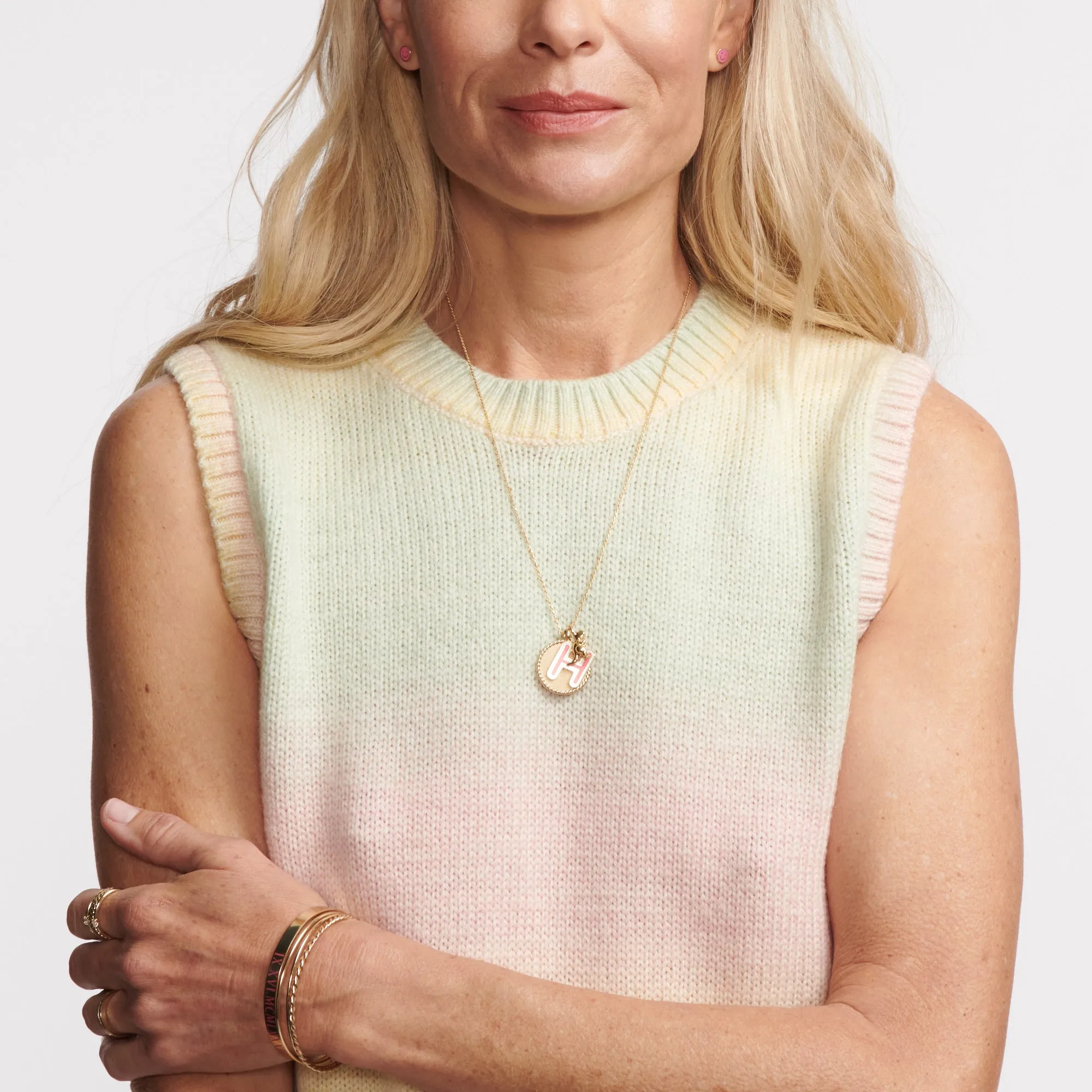 Imperial Disc Pendant Necklace sold by Ariel Gordon Jewelry product image thumbnail 4