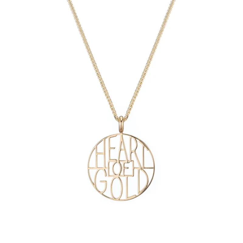 Heart of Gold Token Pendant sold by Ariel Gordon Jewelry