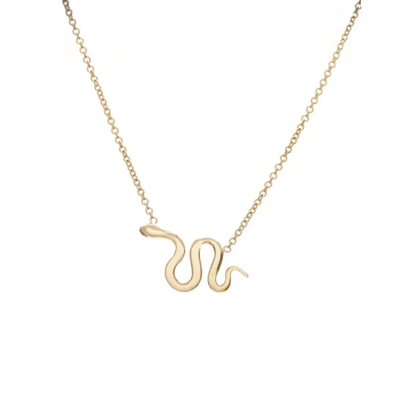 Snake Charm Necklace sold by Ariel Gordon Jewelry