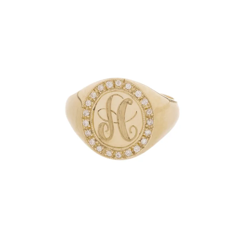 Jumbo Signet Ring sold by Ariel Gordon Jewelry