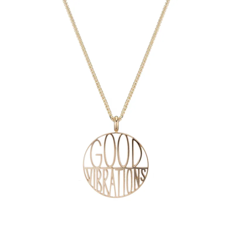 Good Vibrations Token Pendant sold by Ariel Gordon Jewelry