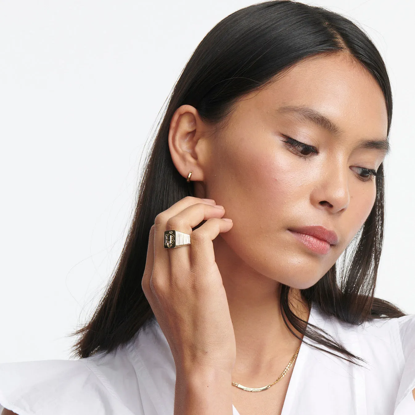 Hex Huggies sold by Ariel Gordon Jewelry product image thumbnail 4