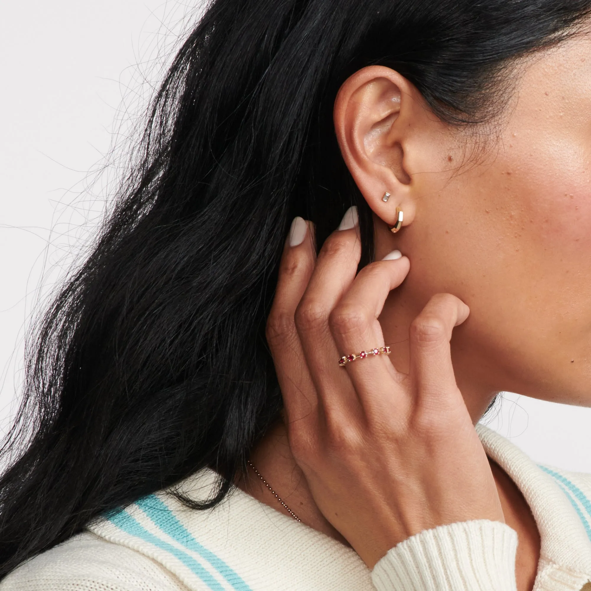 Hex Huggies sold by Ariel Gordon Jewelry product image thumbnail 2