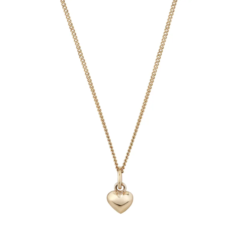 Petite Puffed Heart Charm sold by Ariel Gordon Jewelry