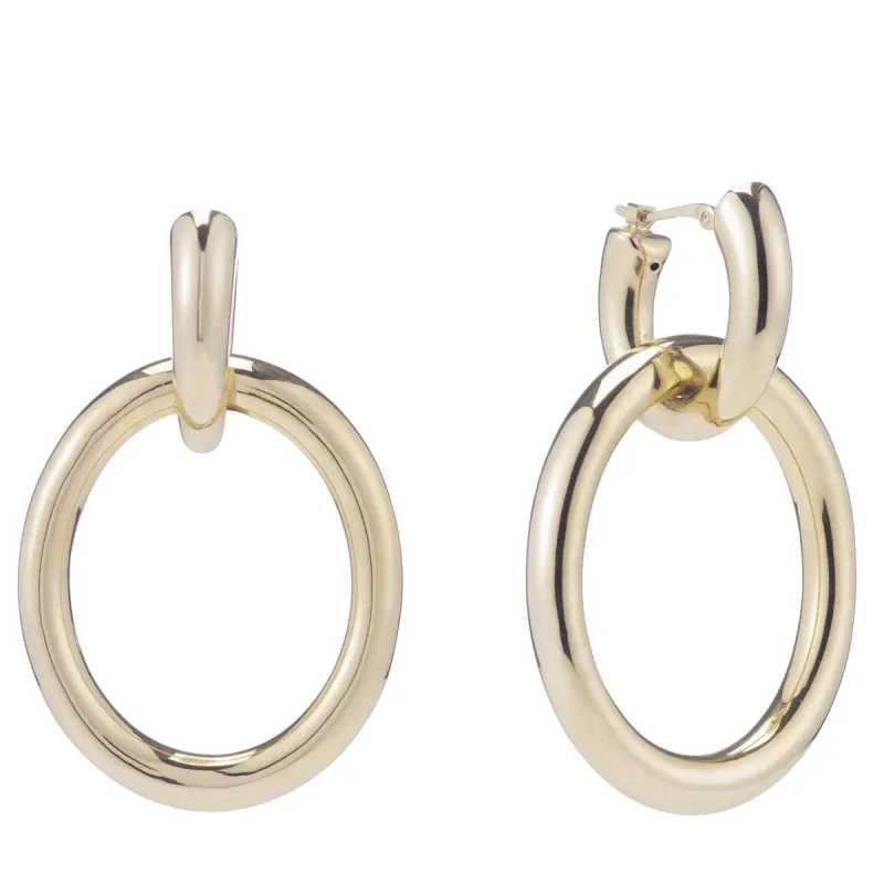 Linked Helium Hoops sold by Ariel Gordon Jewelry